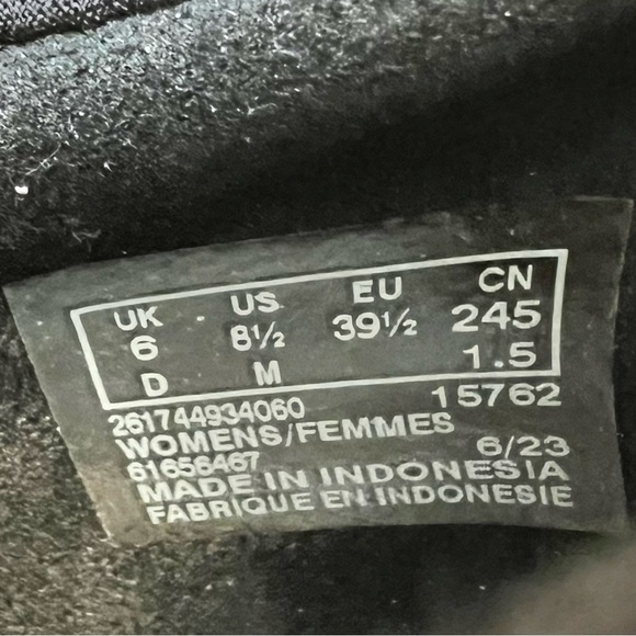 CLARKS Women's Cora Dusk Loafer ruched side button slip on comfort shoes 8.5M - Picture 10 of 10